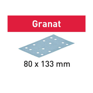 Folhas de lixar Granat STF 80x133 P220 GR/100